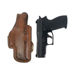 Swiss Zurich Police SIG P225 1979 9x19mm & Leather Holster