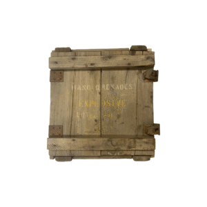 U.S. Military Hand Grenade Wooden Crate