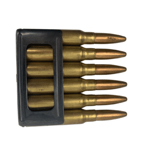 7.35x51 Carcano Societa Metallurgica Italiana KME 6-rd Clip Vintage Ammo