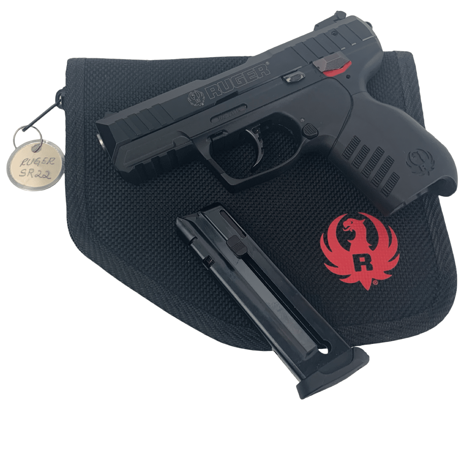 Doppia Fondina Per Riviste Ruger SR 22 .22LR – Mano Sinistra – Stampa 3D – Connor