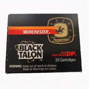 Vintage Winchester Partial Box 18 Rounds .40 S&W 180gr SXT HP Black Talons