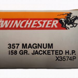 Vintage Winchester 357 Magnum 158gr Jacketed HP