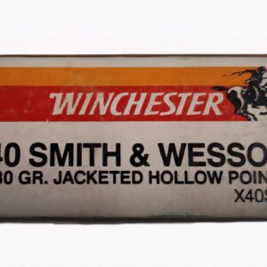 Vintage Winchester .40 S&W 180gr JHP Partial Box 15rd