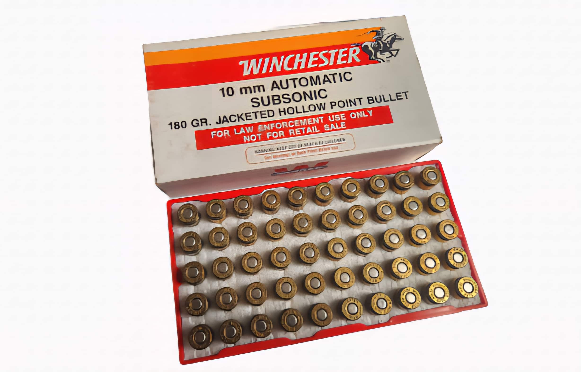 Winchester 10mm Auto 180gr SUBSONIC – 50rd