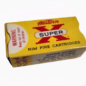 Vintage Western 22 short partial box 44rds