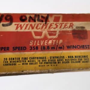 Vintage Winchester 358WIN Silvertip 200gr 18rds