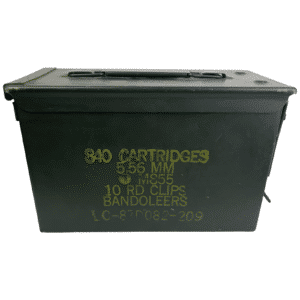 Surplus M2A1 50 Cal. Size Ammo Can for 5.56mm