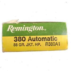 Vintage Remington 380acp Partial Box 15rds