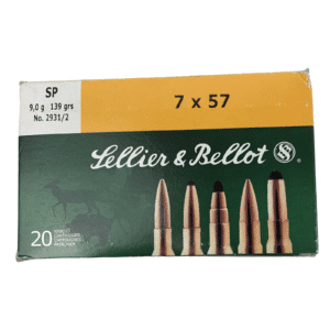 7mm Mauser S&B 139GR Soft Point 20-RD Box NOS