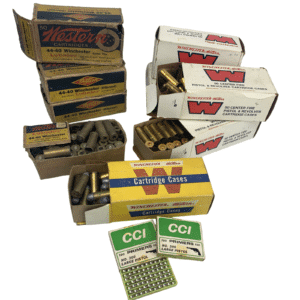 .44-40 Winchester Brass, Primers, Reloads - Vintage Mixed Lot