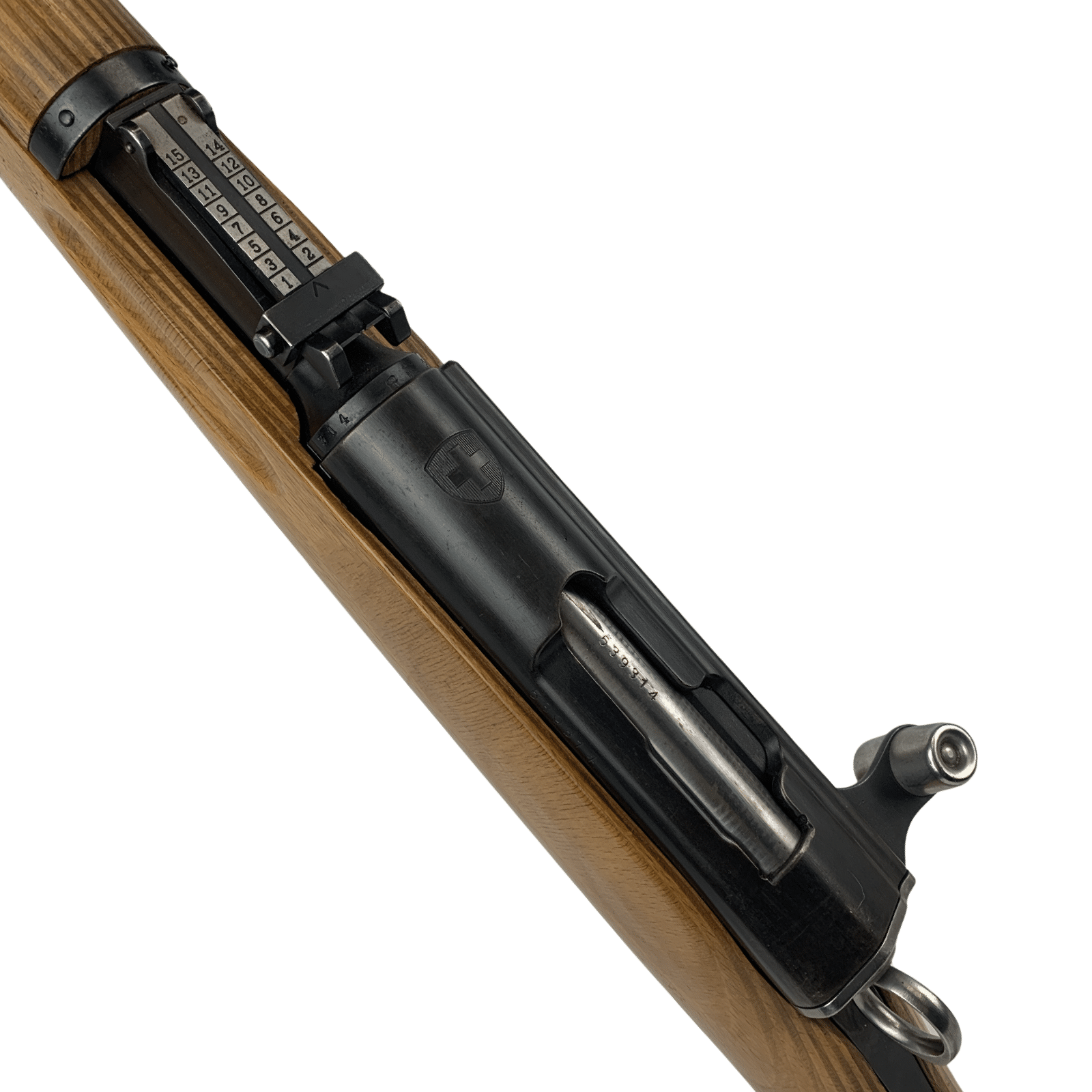ｍｉｅ3199 S コラゲリード 1/50 W+F Bern K31 Carbine 7.5x55 Swiss Rare Rüegg Laminate Stock