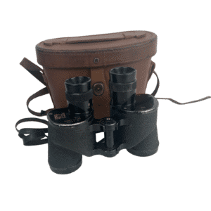 WWII U.S. Army Binoculars With Original Case - Anzio 1944 - Baush & Lomb 6x30