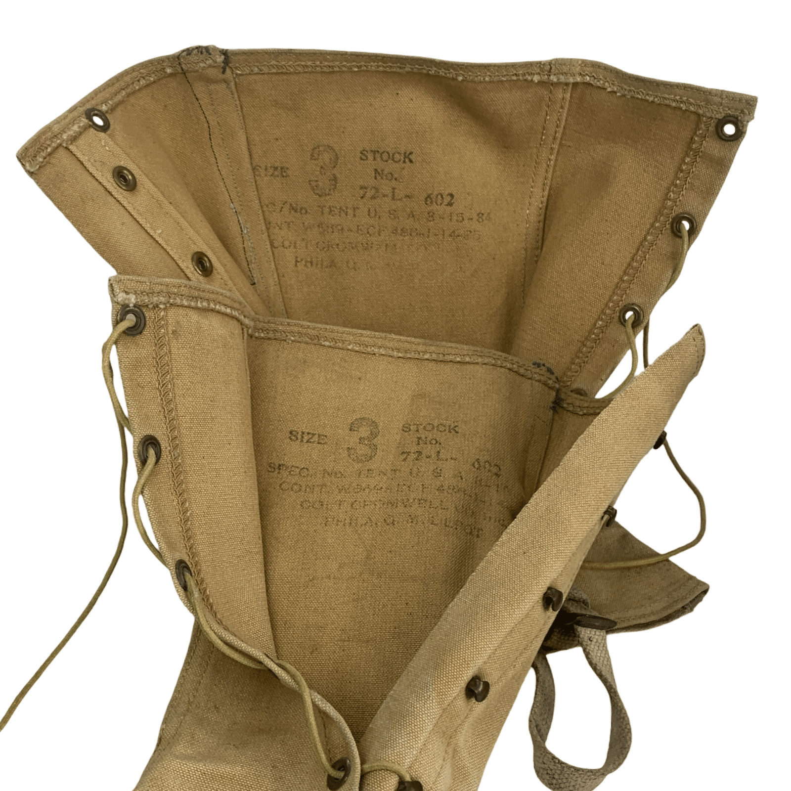 WWII US Army M1938 Canvas Leggings / Gaiters | Colorado Gun Sales