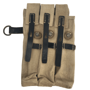 WWII German MP38 MP40 Canvas Magazine Pouch - Original - 1944